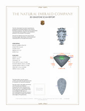 2.47 Ct. Emerald from Ethiopia 3 D Scan Report