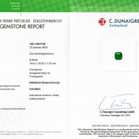 5.13 Ct. Emerald from Colombia Scan Report