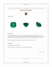 7.29 Ct. Emerald from Zambia Appraisal