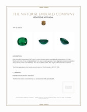 5.87 Ct. Emerald from Zambia Appraisal