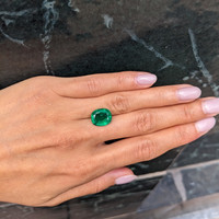 5.87 Ct. Emerald from Zambia Life Style