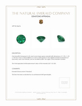 6.30 Ct. Emerald from Zambia Appraisal