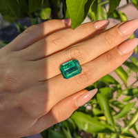 7.73 Ct. Emerald from Zambia Life Style