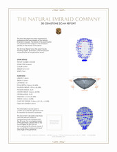 0.47 Ct. Emerald from Zambia 3 D Scan Report