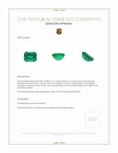 2.21 Ct. Emerald from Zambia Appraisal