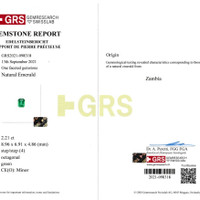2.21 Ct. Emerald from Zambia Scan Report