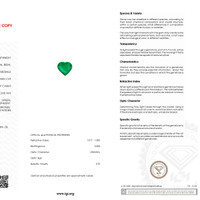 0.47 Ct. Emerald from Colombia Scan Report