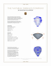 0.48 Ct. Emerald from Zambia 3 D Scan Report