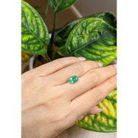 1.96 Ct. Emerald from Brazil Life Style
