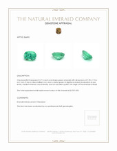 2.71 Ct. Emerald from Brazil Appraisal
