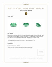 2.85 Ct. Emerald from Brazil Appraisal