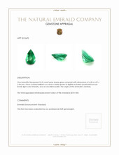 0.35 Ct. Emerald from Zambia Appraisal