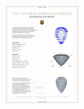 0.35 Ct. Emerald from Zambia 3 D Scan Report