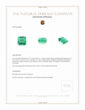 1.55 Ct. Emerald from Colombia Appraisal