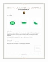 0.52 Ct. Emerald from Afghanistan Appraisal