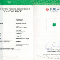 4.20 Ct. Emerald from Colombia Scan Report