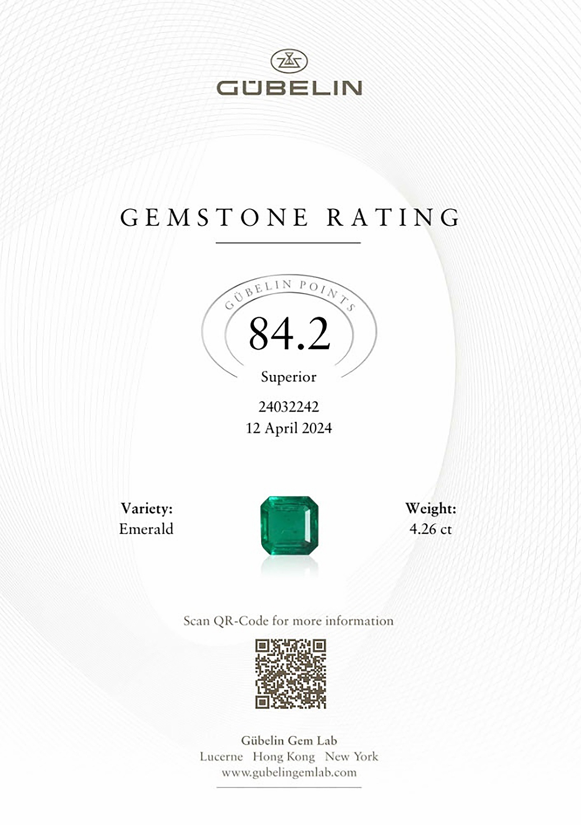 4.26 Ct. Emerald from Colombia