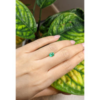 0.97 Ct. Emerald from Brazil Life Style