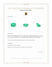 0.86 Ct. Emerald from Brazil Appraisal