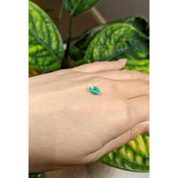 0.69 Ct. Emerald from Brazil Life Style