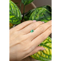 0.69 Ct. Emerald from Brazil Life Style