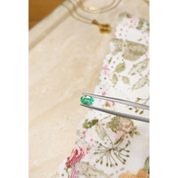 0.75 Ct. Emerald from Brazil Life Style