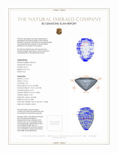 0.32 Ct. Emerald from Zambia 3 D Scan Report