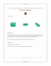 1.44 Ct. Emerald from Brazil Appraisal