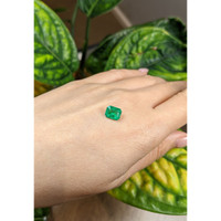 1.44 Ct. Emerald from Brazil Life Style