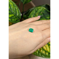 1.60 Ct. Emerald from Brazil Life Style