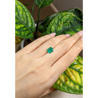 1.60 Ct. Emerald from Brazil Life Style