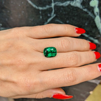4.96 Ct. Emerald from Colombia Life Style