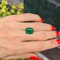 4.96 Ct. Emerald from Colombia Life Style
