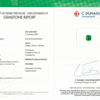 5.04 Ct. Emerald from Colombia Scan Report