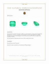 5.33 Ct. Emerald from Colombia Appraisal