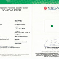 1.51 Ct. Emerald from Colombia Scan Report