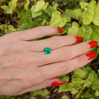 1.51 Ct. Emerald from Colombia Life Style