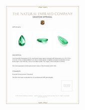 0.35 Ct. Emerald from Zambia Appraisal