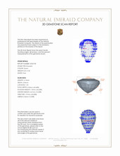 0.35 Ct. Emerald from Zambia 3 D Scan Report