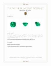 1.93 Ct. Emerald from Colombia - Muzo Appraisal