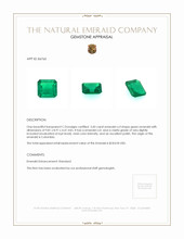 2.60 Ct. Emerald from Colombia Appraisal