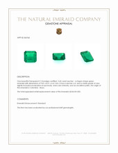 2.60 Ct. Emerald from Colombia - Muzo Appraisal