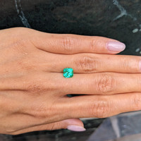 1.46 Ct. Emerald from Colombia Life Style