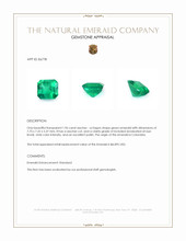 1.96 Ct. Emerald from Colombia Appraisal