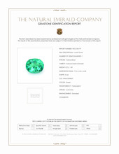 1.49 Ct. Emerald from Colombia Scan Report