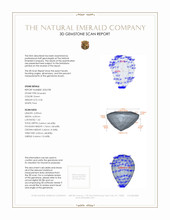 0.36 Ct. Emerald from Zambia 3 D Scan Report