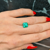2.46 Ct. Emerald from Colombia Life Style