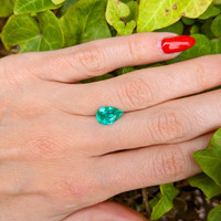 1.69 Ct. Emerald from Colombia Life Style