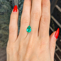 1.69 Ct. Emerald from Colombia Life Style