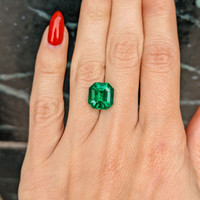 5.12 Ct. Emerald from Colombia Life Style